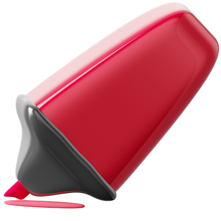 Textmarker  3D Icon