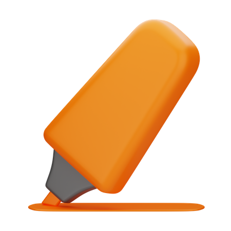 Textmarker  3D Icon