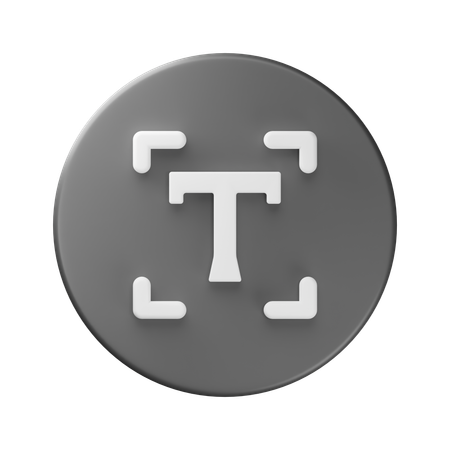 Texto  3D Icon