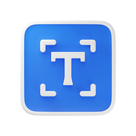 Texto  3D Icon