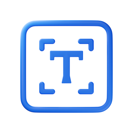 Texto  3D Icon