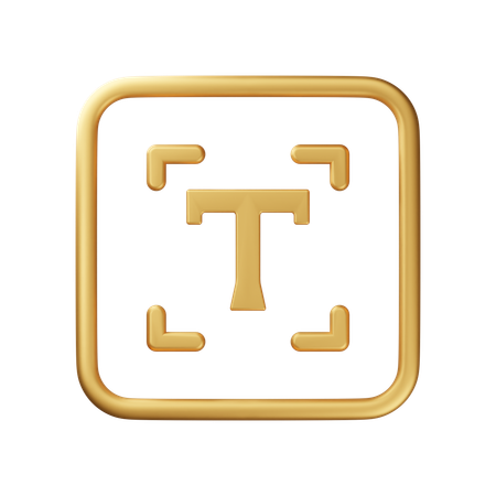 Texto  3D Icon