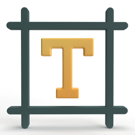 Texto  3D Icon
