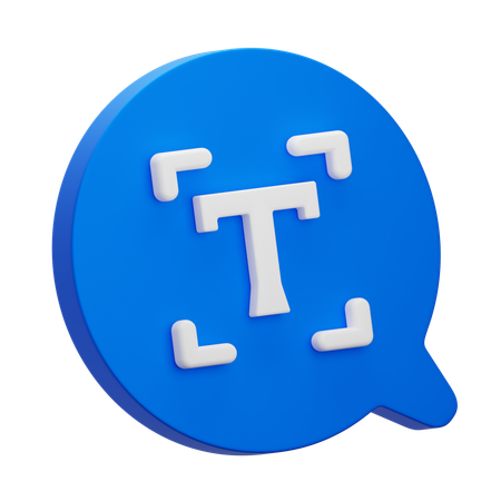 Texto  3D Icon