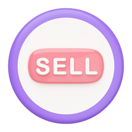 Vender texto  3D Icon