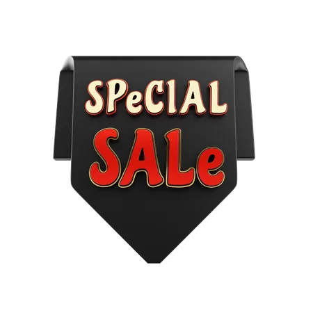 Texto de venta especial  3D Icon