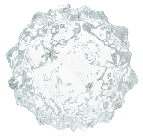 Texture de glace sphère forme abstraite  3D Icon