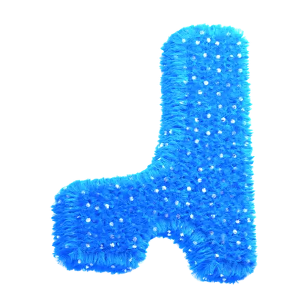 Textured Carpet Letter  3D Icon
