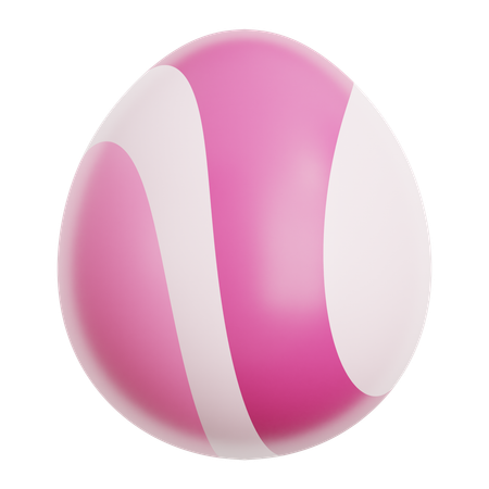 Textured Egg  3D Icon