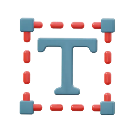 Textwerkzeug  3D Icon