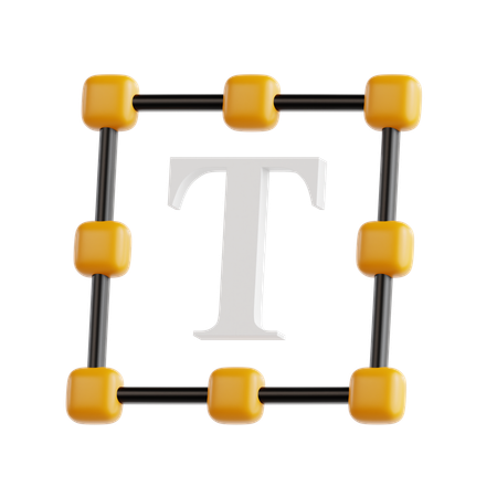 Textwerkzeug  3D Icon