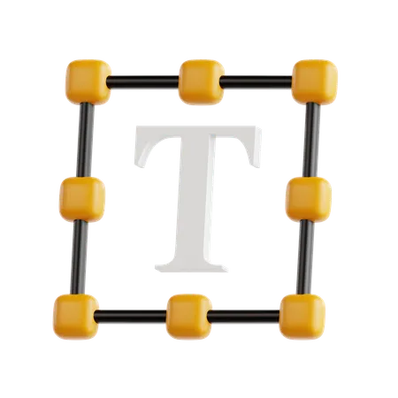 Textwerkzeug  3D Icon