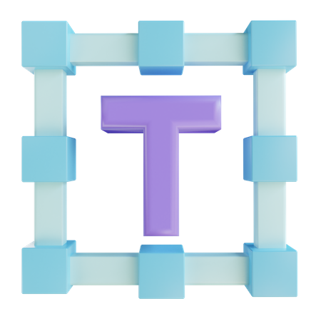 Textwerkzeug  3D Icon