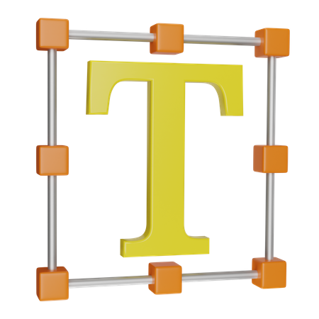 Textwerkzeug  3D Icon