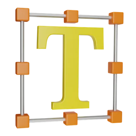 Textwerkzeug  3D Icon