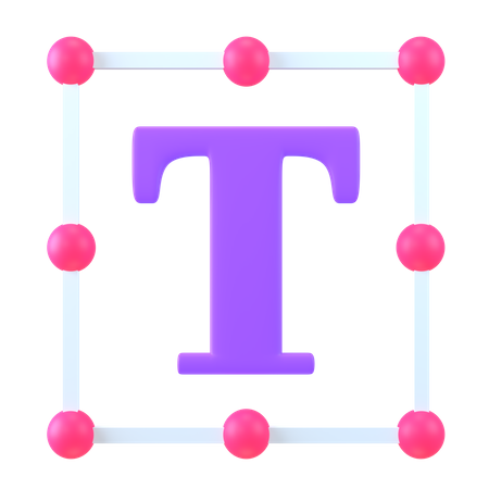 Textwerkzeug  3D Icon