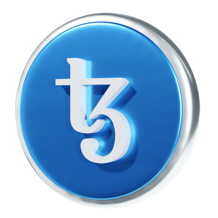 Tezos  3D Icon