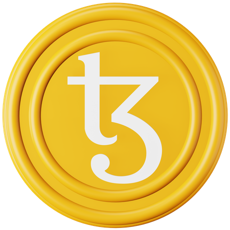 Tezos (XTZ)  3D Icon