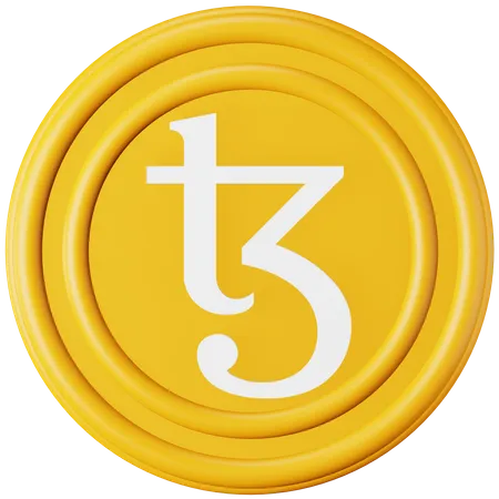 Tezos (XTZ)  3D Icon