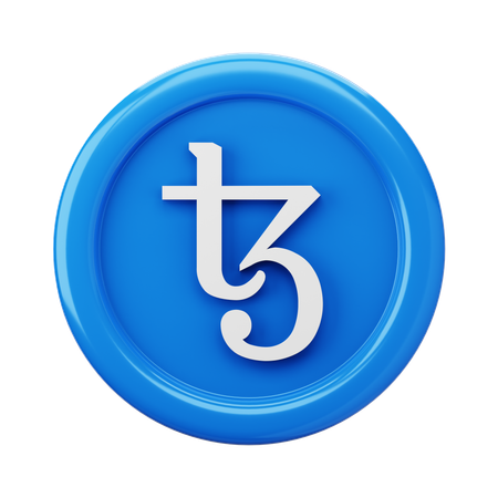 Tezos XTZ-Münze  3D Icon