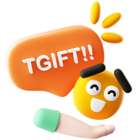 Tgif  3D Icon