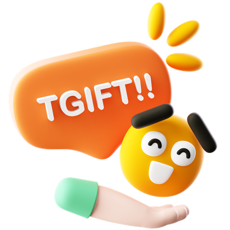 Tgif  3D Icon
