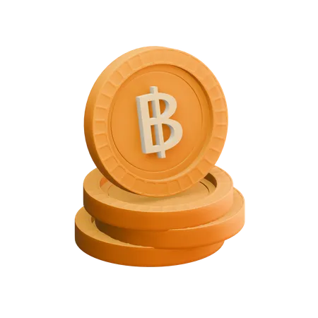 Thai baht  3D Icon