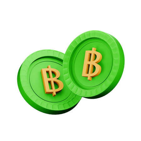 Thai baht  3D Icon