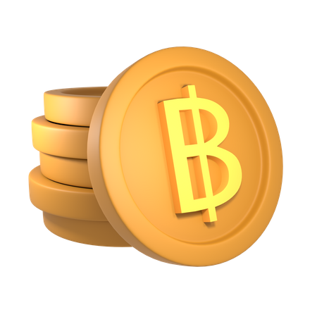 Thai baht  3D Icon