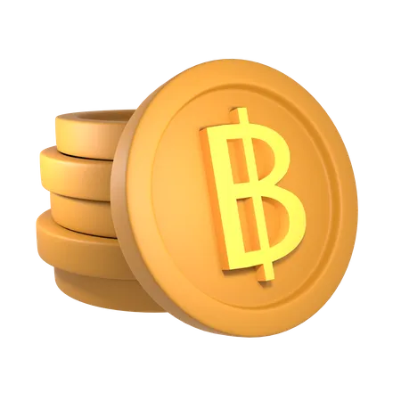 Thai baht  3D Icon