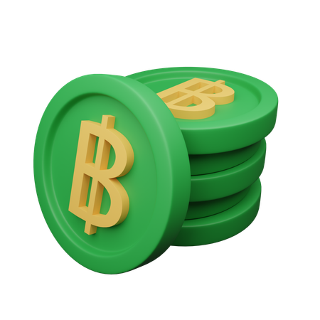 Thai baht  3D Icon