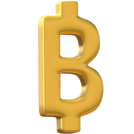 Thai Baht  3D Icon