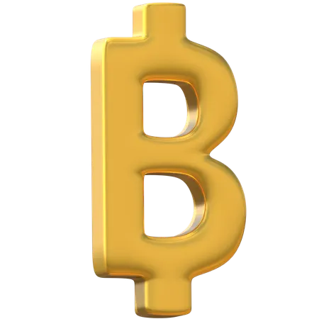 Thai Baht  3D Icon