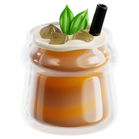 Thai Iced Tea  3D Icon