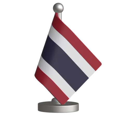 Thailand Desk Flag  3D Icon