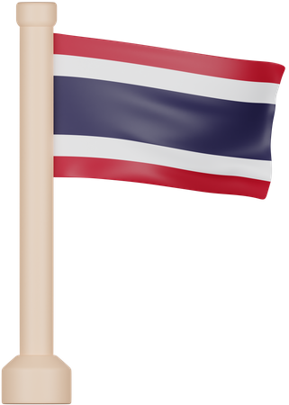 Thailand Flag  3D Icon