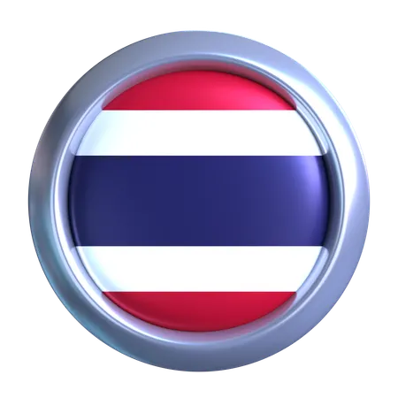 Thailand Flag Emblem  3D Icon