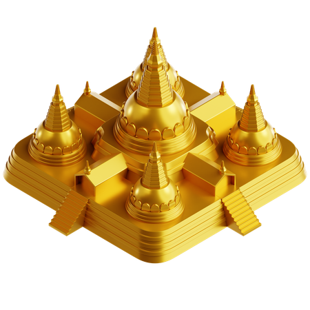 Thailand-Pagode  3D Icon