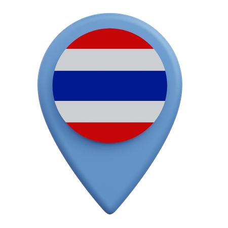 Emplacement en Thaïlande  3D Icon