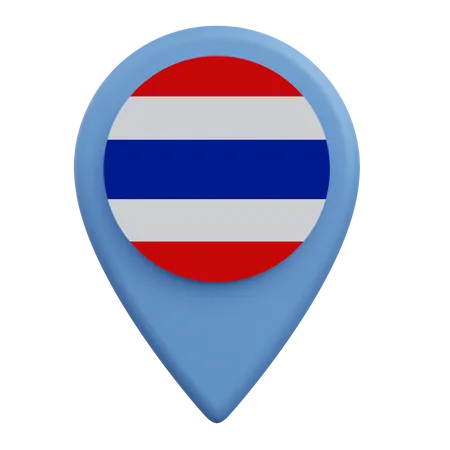 Emplacement en Thaïlande  3D Icon