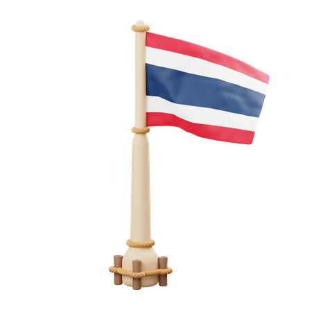 Thailland Flag 3D Icon