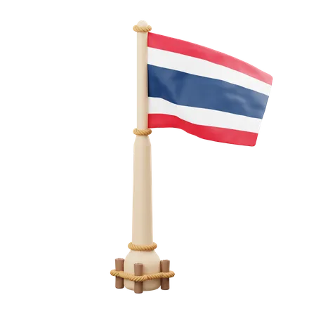 Thailland Flag  3D Icon