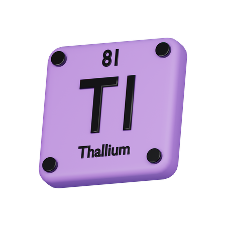 Thallium  3D Icon