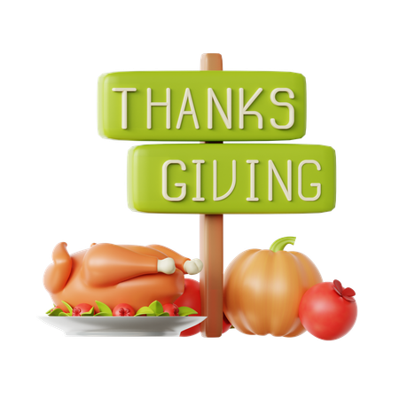 Thanksgiving  3D Icon
