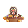 3d thanksgiving celebration logo