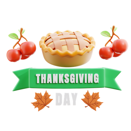 Thanksgiving Day  3D Icon