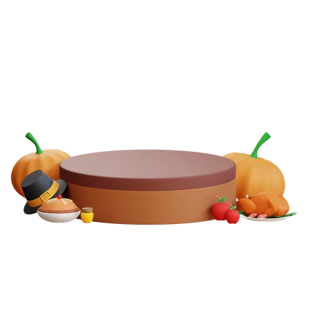 Thanksgiving-Esstisch  3D Icon