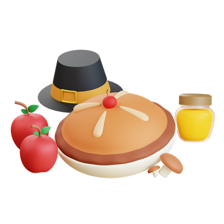 Thanksgiving Food  3D Icon