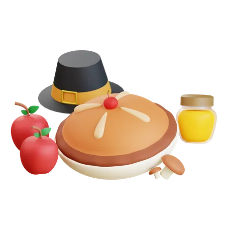 Thanksgiving Food  3D Icon