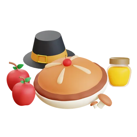 Thanksgiving Food 3D Icon